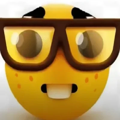 3D Nerd Emoji