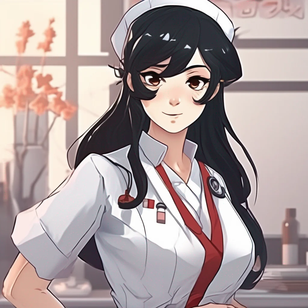 Black-Haired Nurse