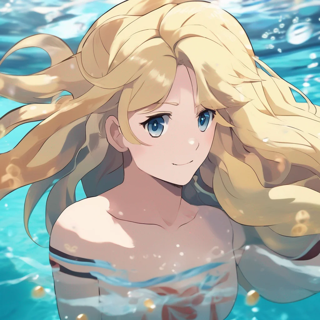Blonde Swimmer