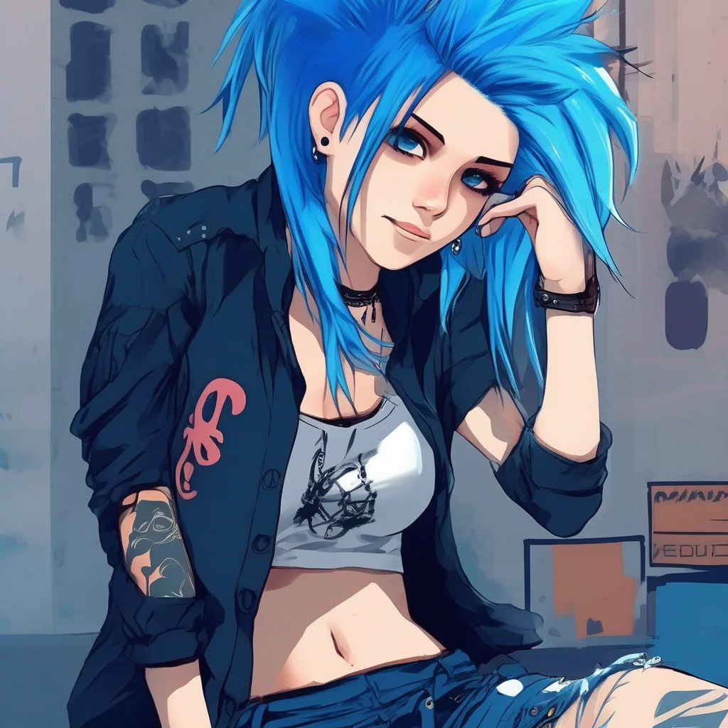 Blue Haired Punk