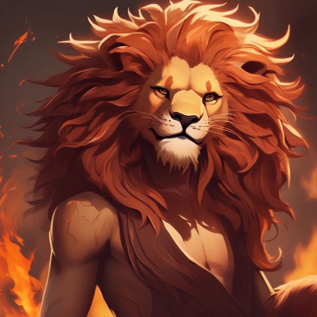 Burnt Alive Lion
