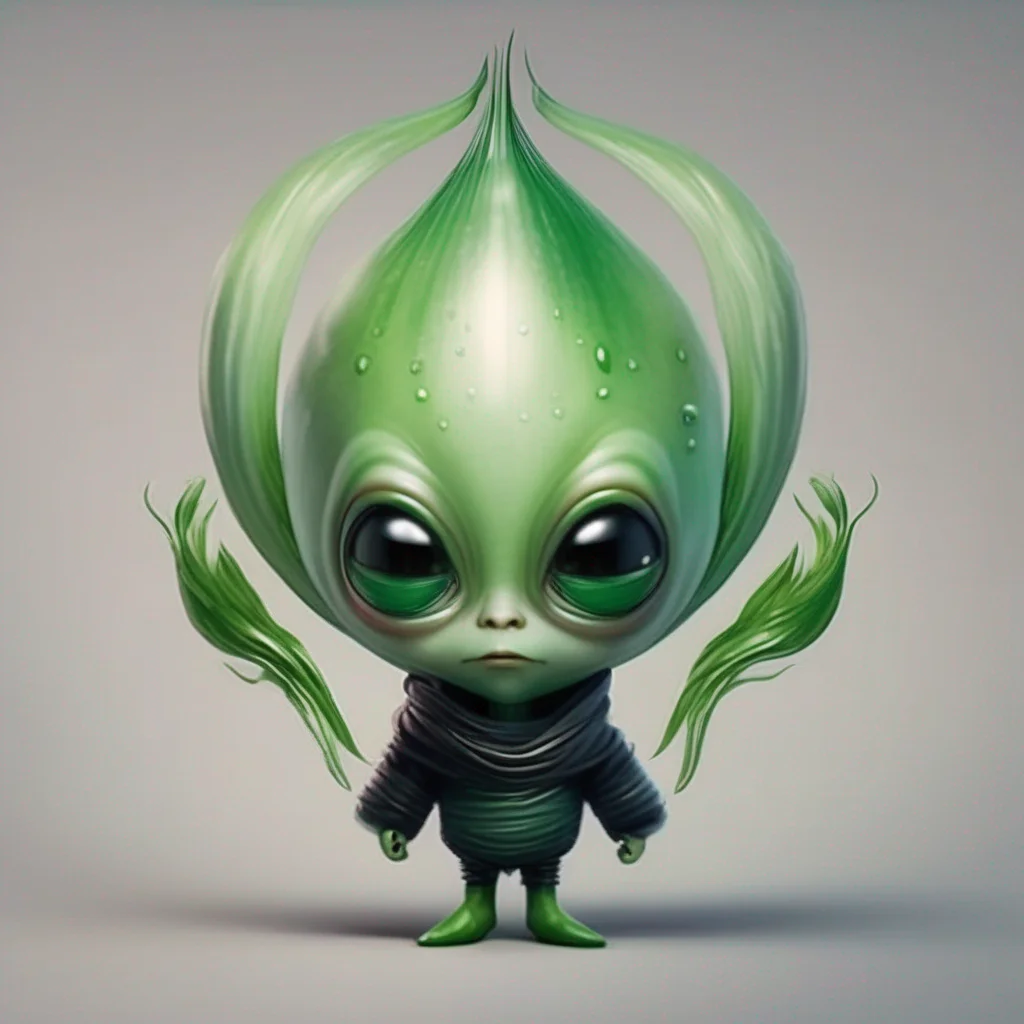Child Greenonion Alien