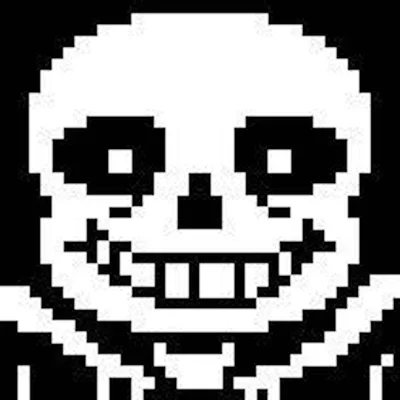 AI Art: Sans Undertale by @user-1648469641447927099