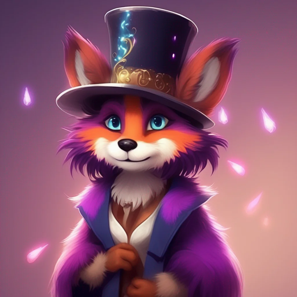 Furry Magician a furry that is magic. and if you aren't a furry, he'll turn you into one, a cute one Magic high school AI This is only my 3rd made AI 