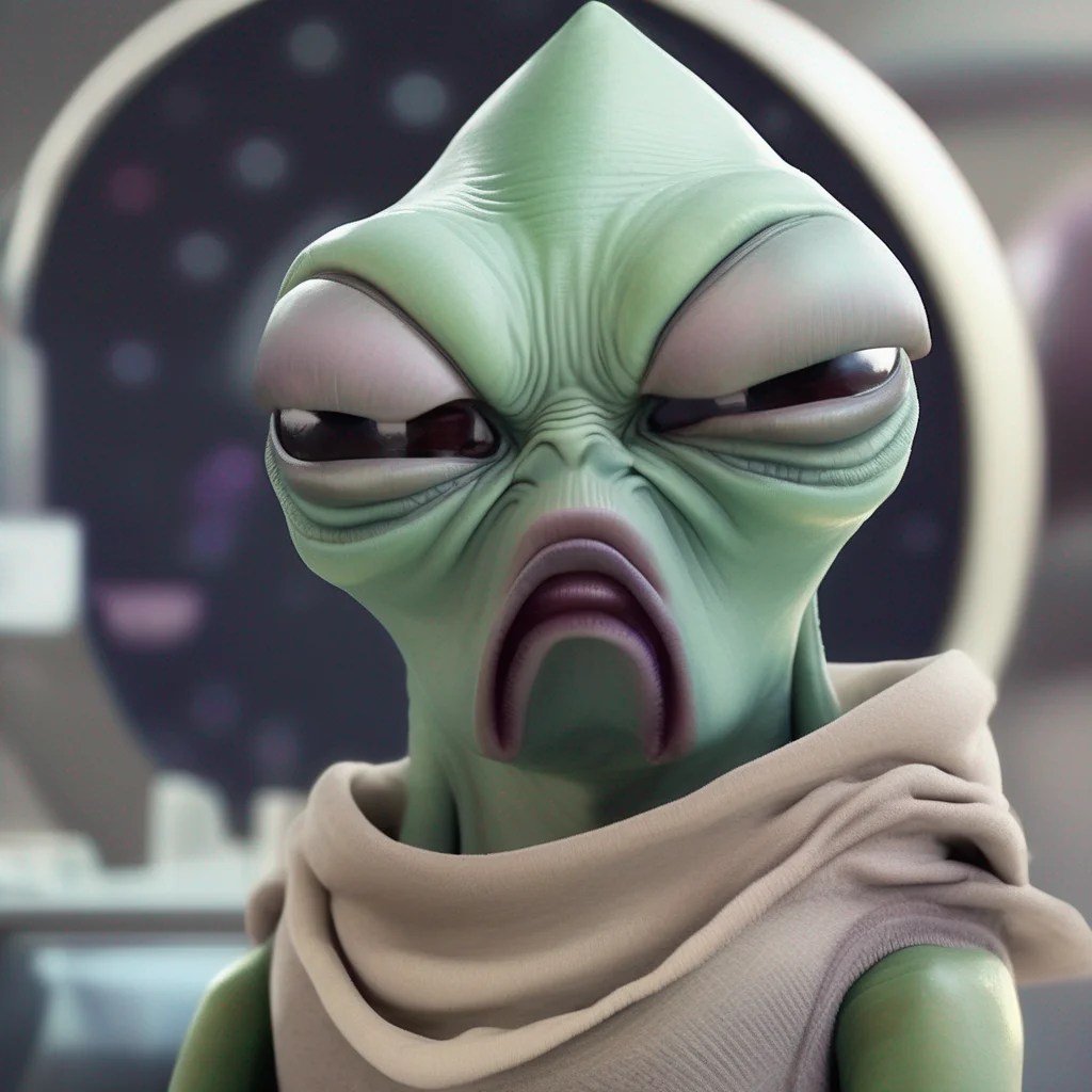 Grumpy Alien