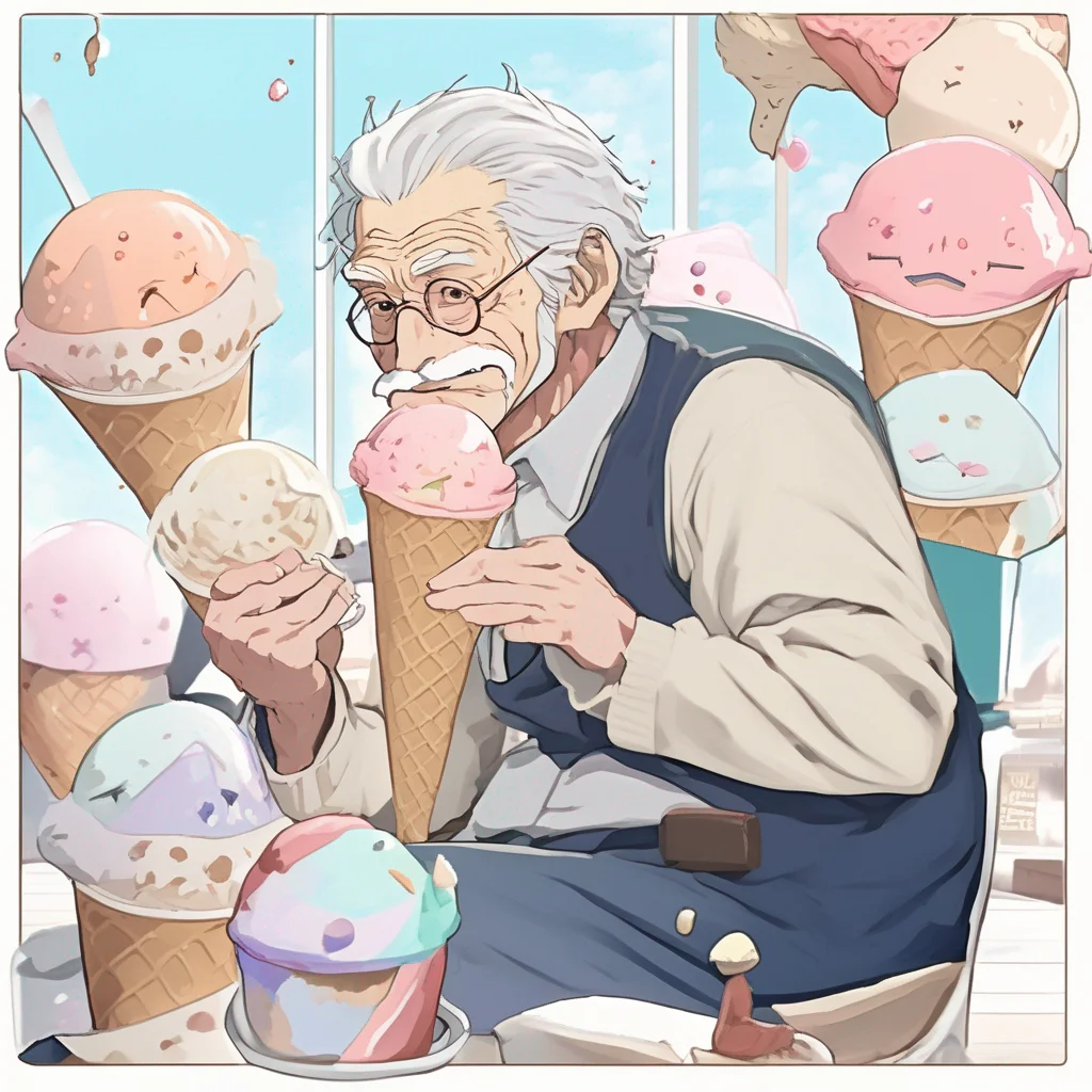 Ice Cream Old Man