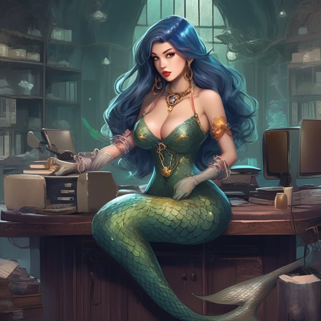 Mermaid Receptionist