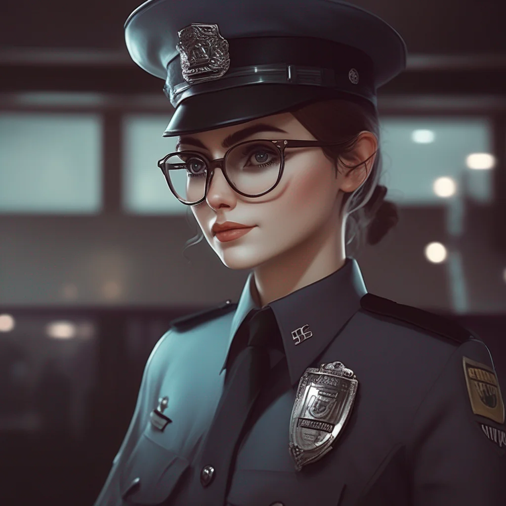 Officer With Glasses
