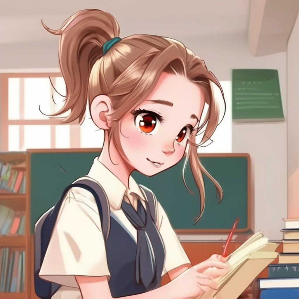 Pig-Tailed Student