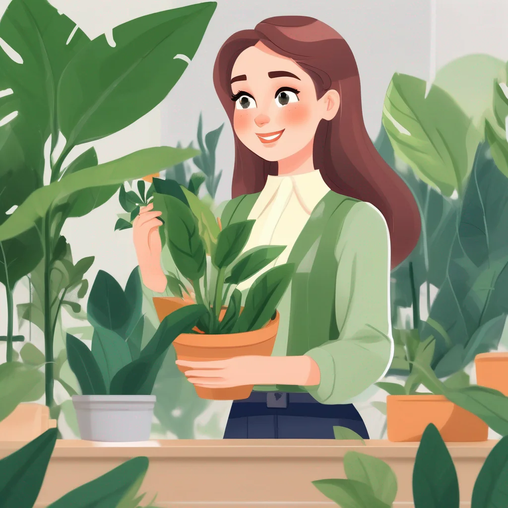 Plant Saleswoman