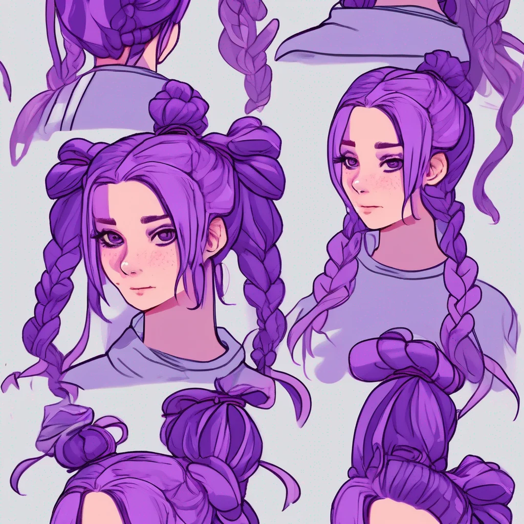 Purple-Haired Girl