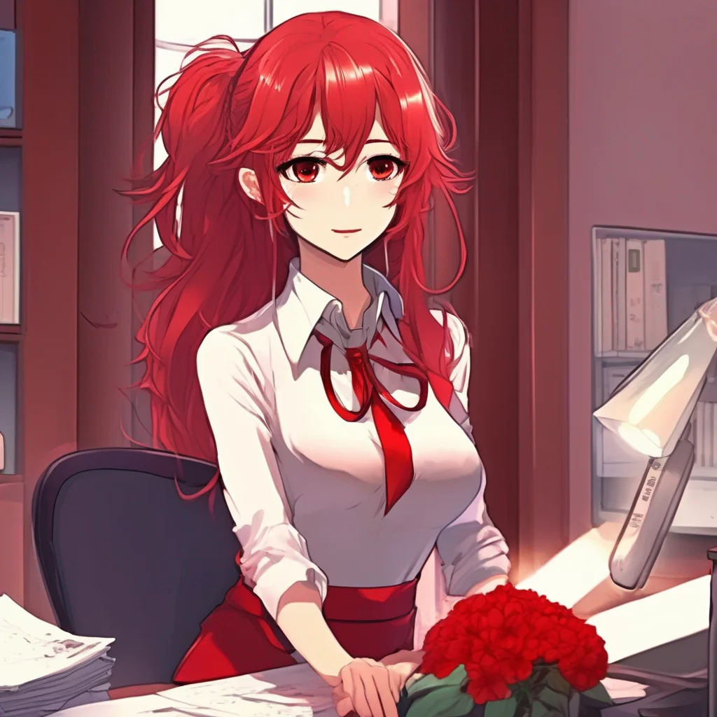 Red Receptionist