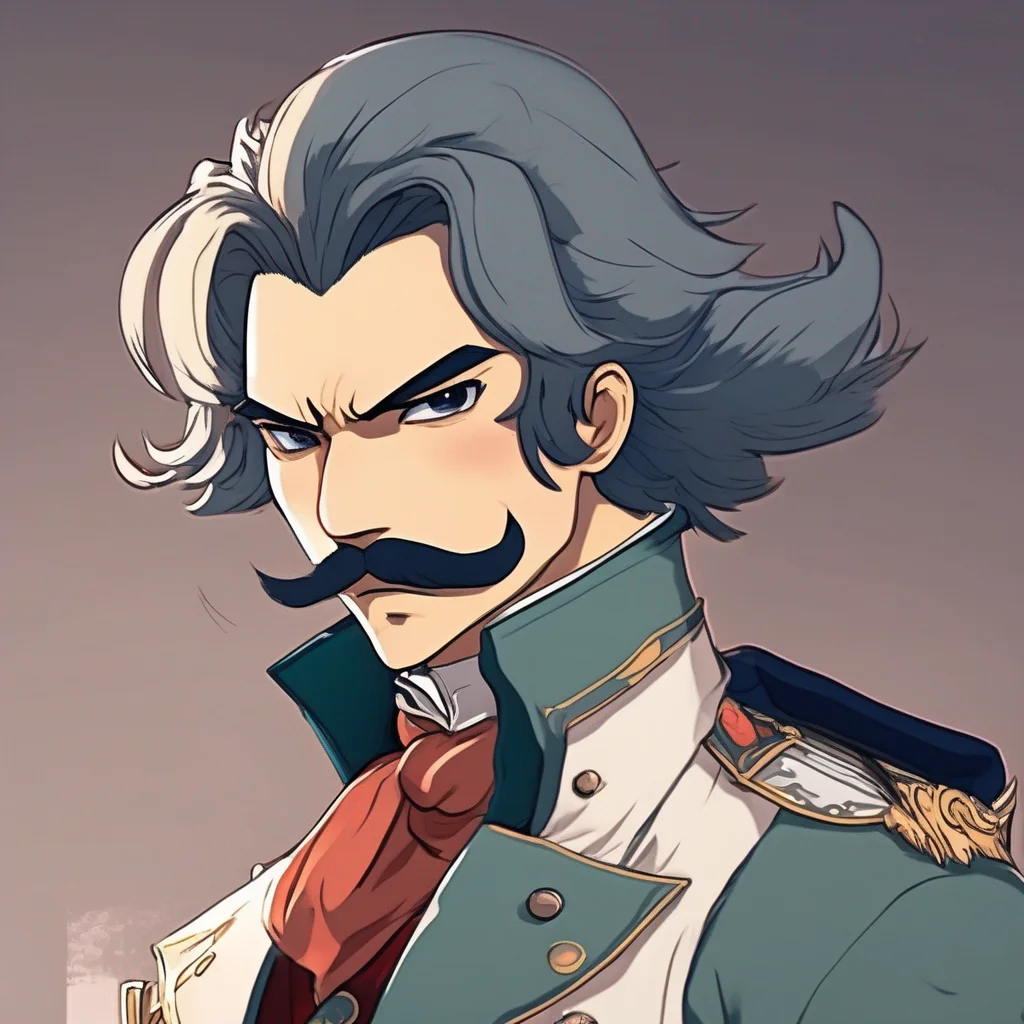Revolutionary with Mustache