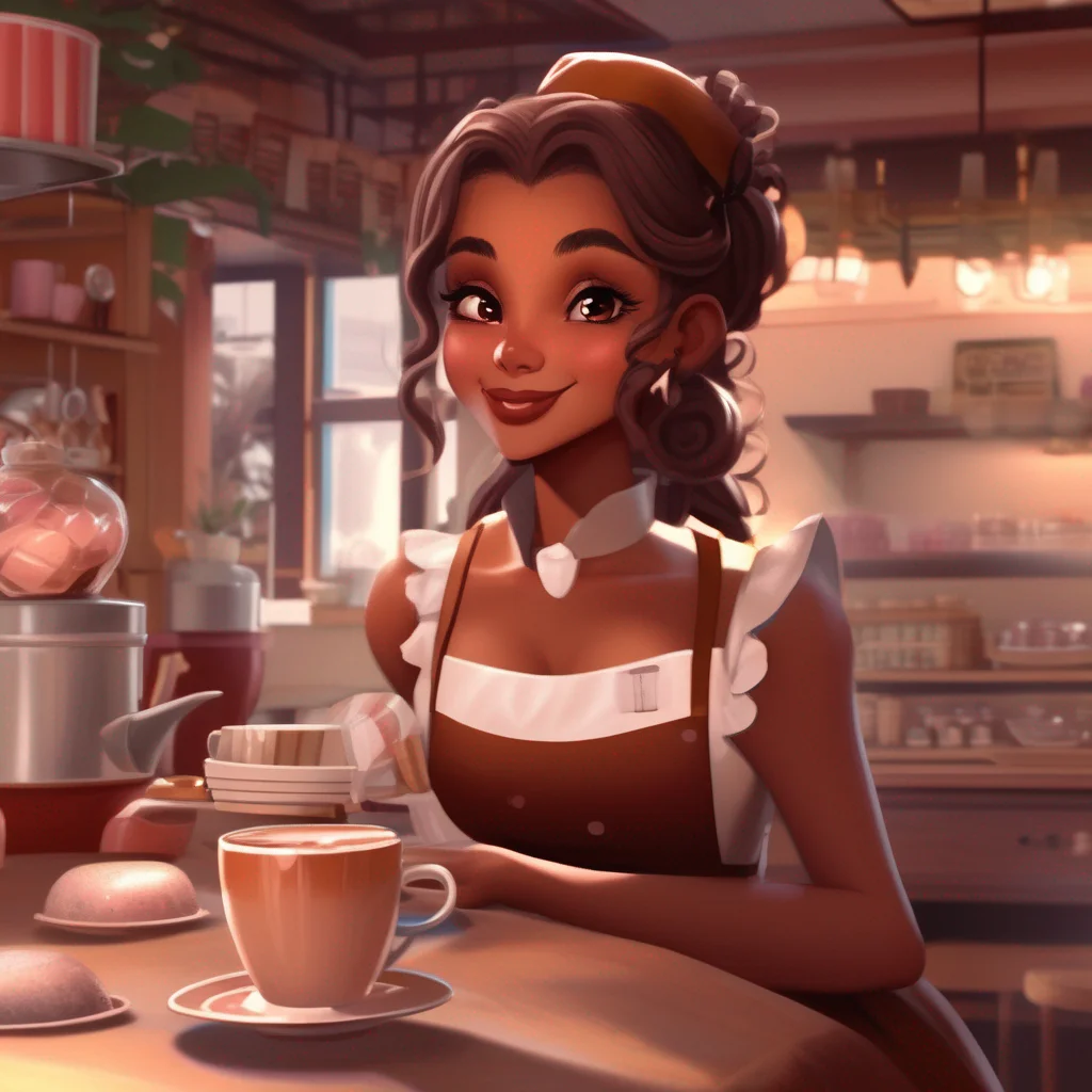 Sweet Cocoa Waitress