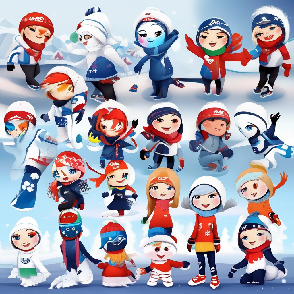 The mascots for the 2014 Winter Olympics and the 2014 Winter Paralympics