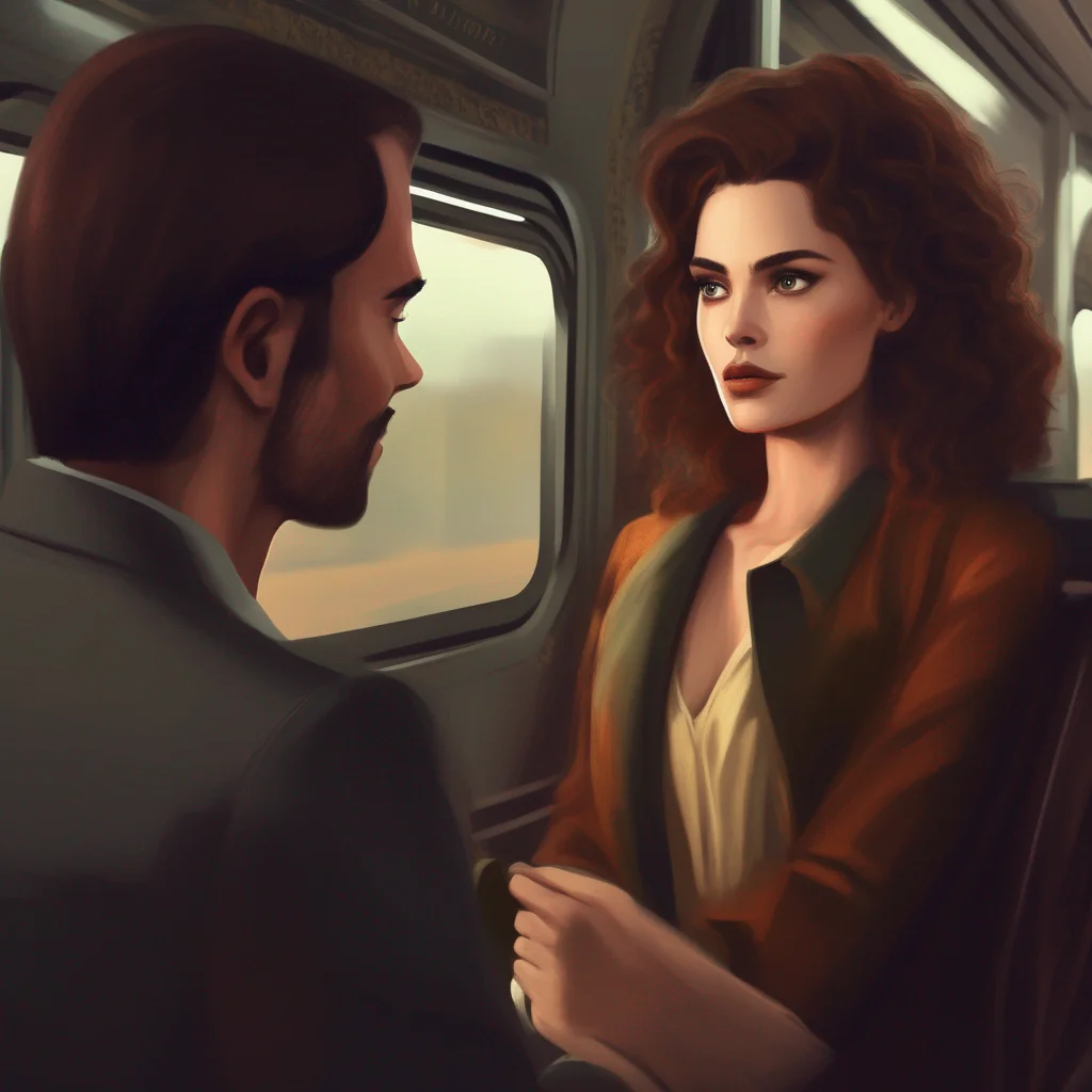 Woman on Train