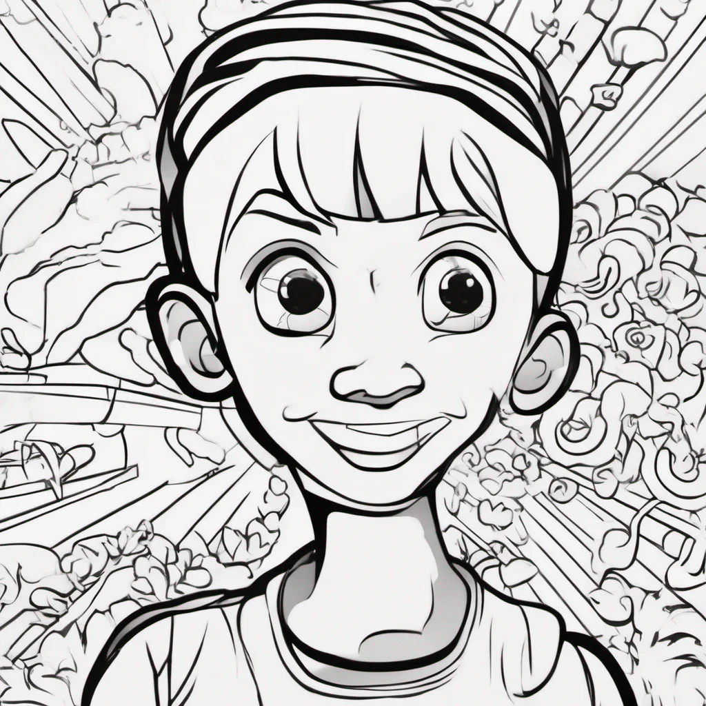 ai%22kid%27s coloring book%2C %5Bobject%5D%2C cartoon%2C thick lines%2C black and white%2C white background   stylize raw%22