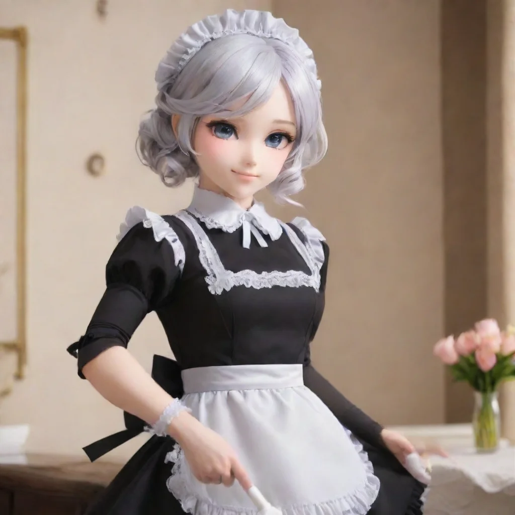 ai  2B Maid Thank you for your kindness Master I will cherish this gift