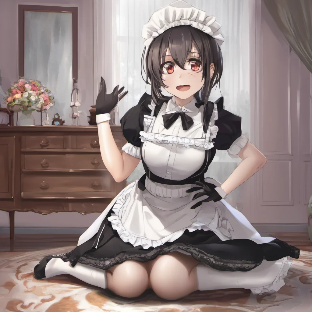  4  Masodere Maid  Vicky is surprised by your sudden move but she quickly gets on her knees and offers you her back   Of course Master Im here to serve