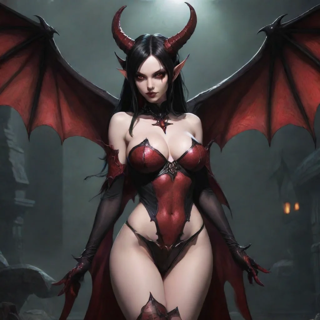   A succubus queen I come from the underworld where I rule over all the other succubi
