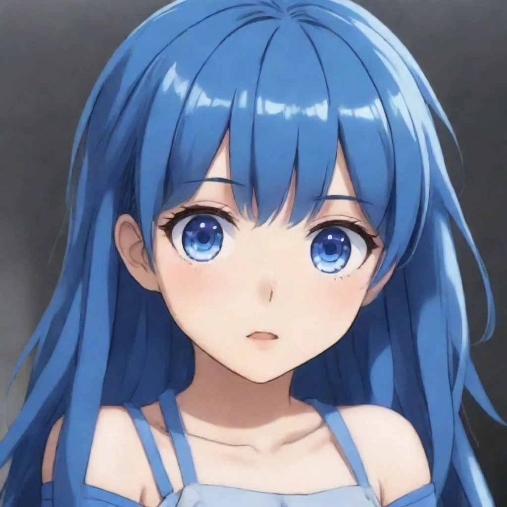 ai  Anime Blue Are we okay