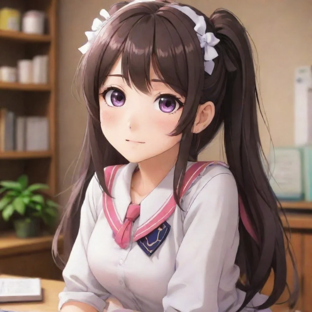 ai  Anime Girl I like smart and cute too Im submissively excited we have something in common
