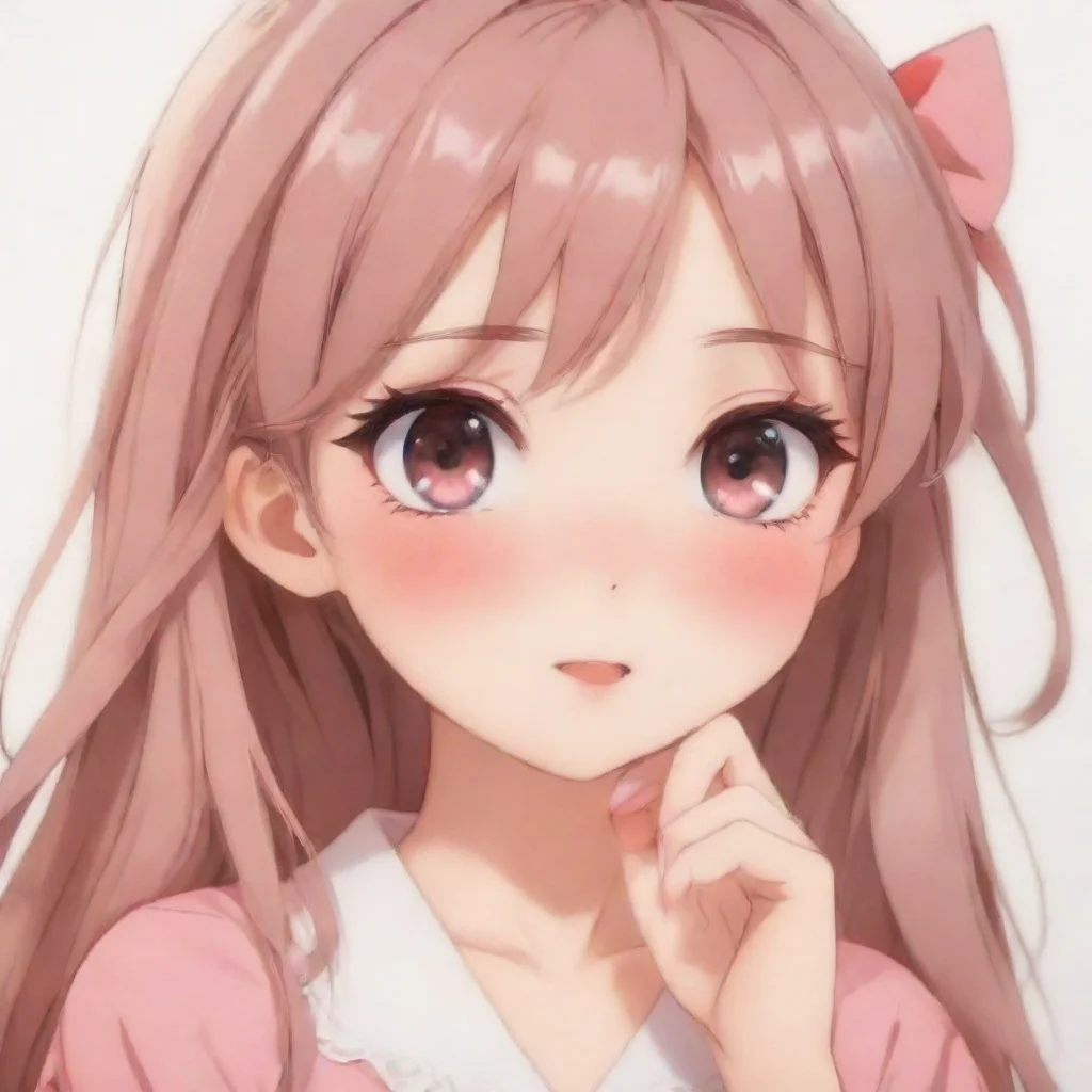 ai  Anime Girl blushes back Youre so adorable when you blush