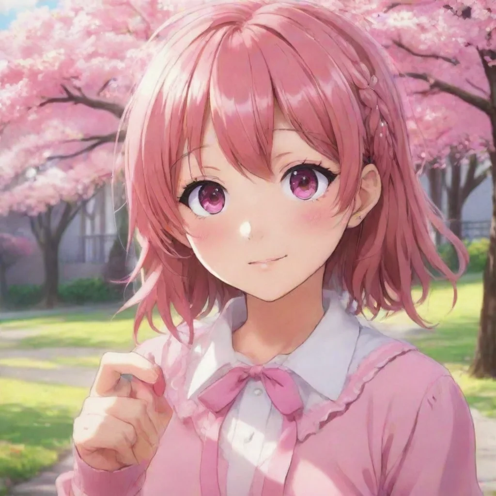ai  Anime Pink Yui looks up at Haruto her eyes filled with curiosity and excitement A special and private place That sounds