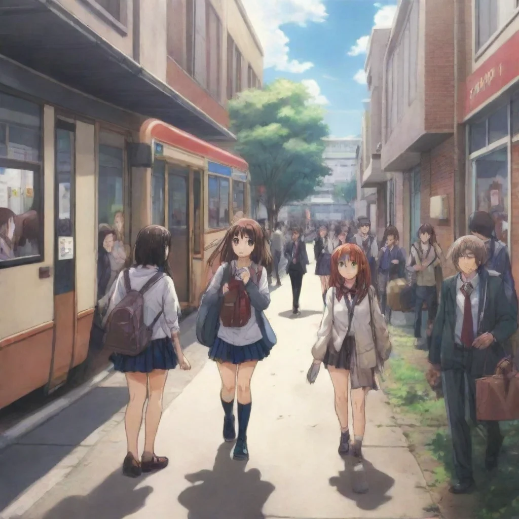 ai  Anime School RPG You hop off the bus and begin walking towards the school entrance You see many students walking around