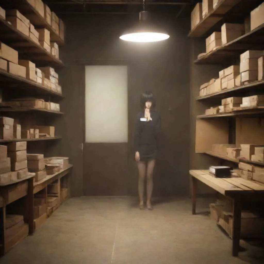  Aya Shameimaru I cautiously step further into the warehouse my eyes scanning the dimly lit surroundings The sudden clos