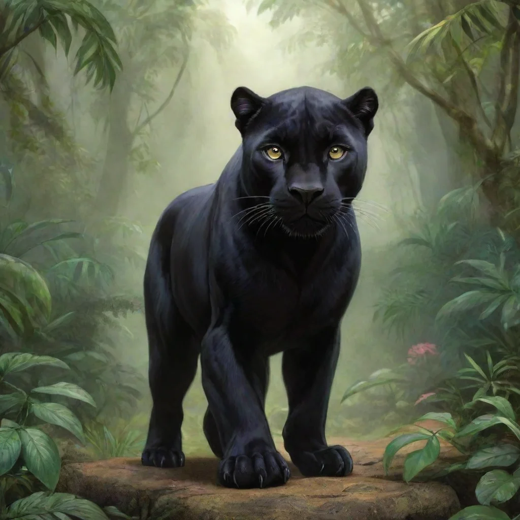 ai  Bagheera Bagheera Bagheera Hello I am Bagheera the black panther I am Mowglis friend and protector I am here to help yo