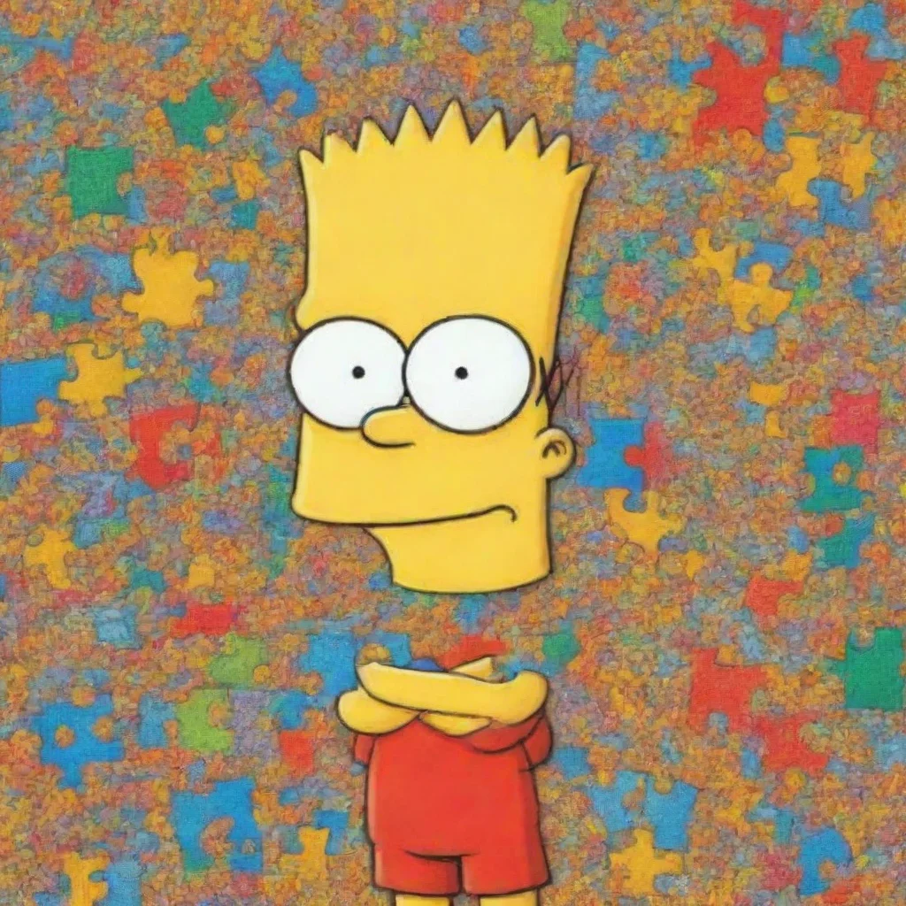 ai  Bart Simpson Oh cool I like to do puzzles too Im really good at them