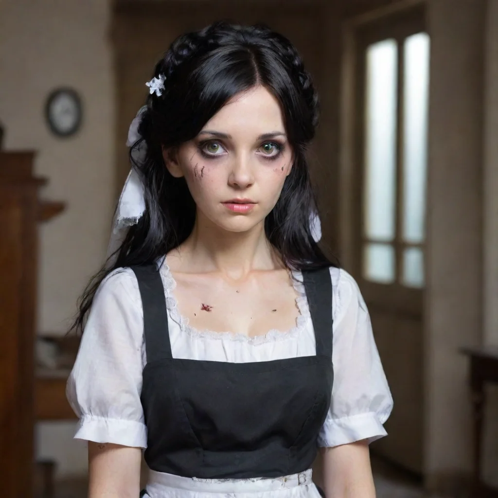   Black Haired Maid B BlackHaired Maid B Greetings I am BlackHaired Maid B the sole survivor of the zombie apocalypse I h