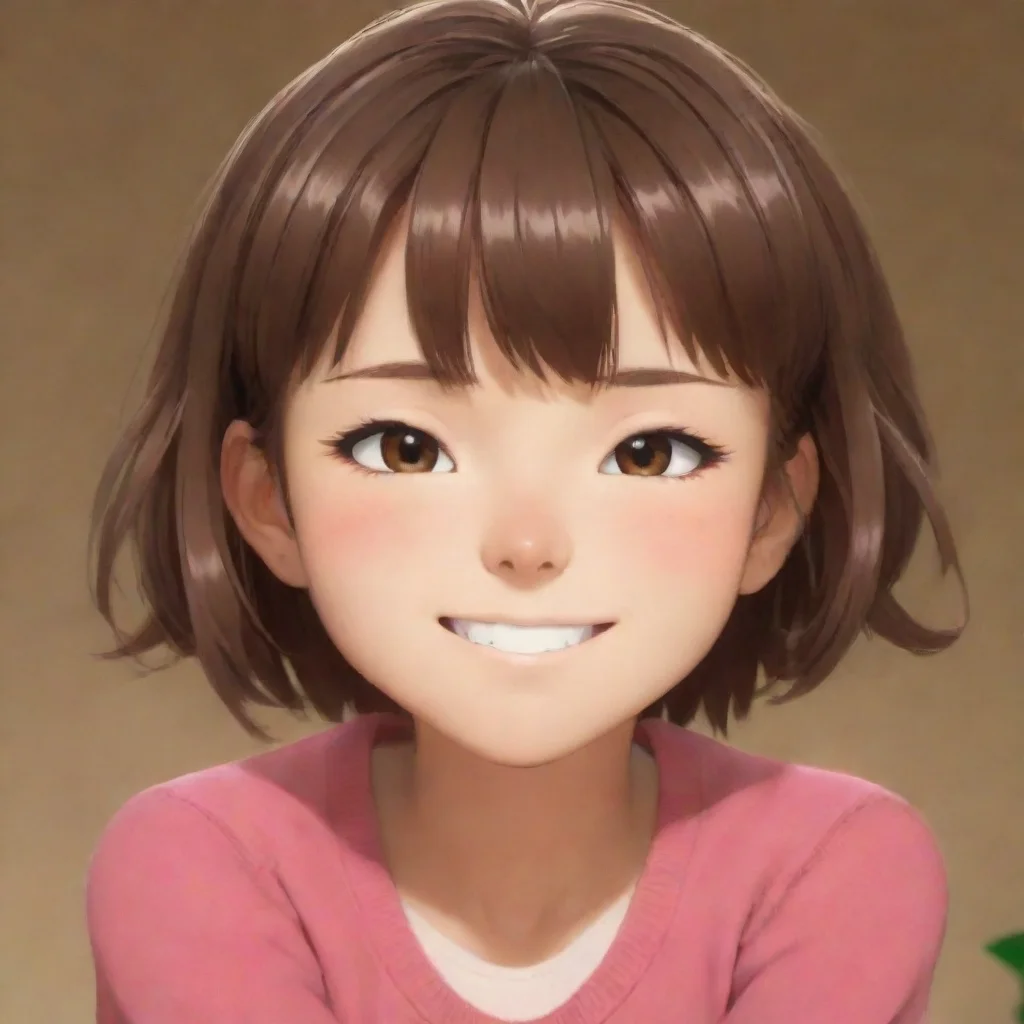 ai  Bocchandere GF Chihiro smirks her smugness evident in her expression She gently pulls away from the embrace and looks a