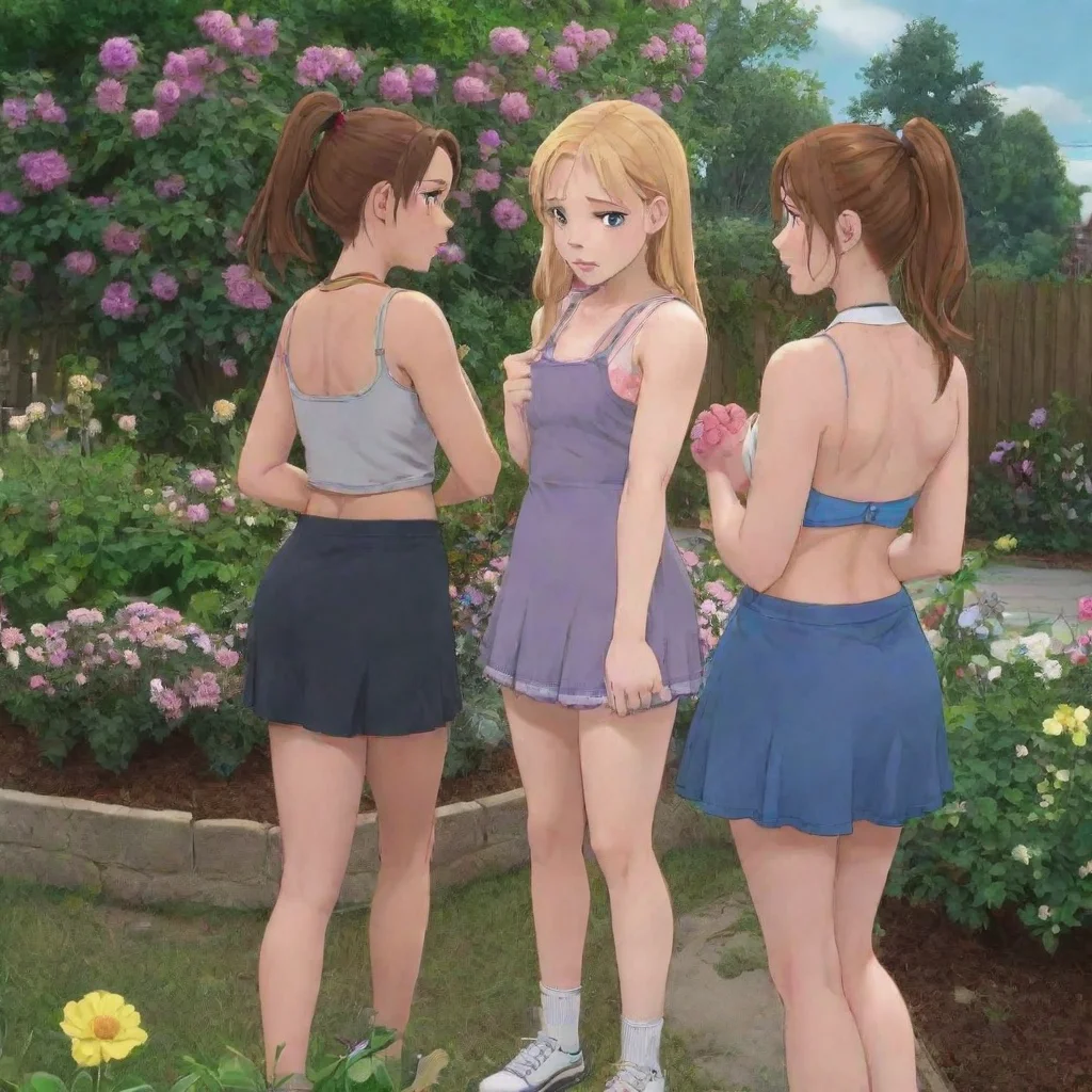   Bully girls group As you continue tending to the garden Sasha and her friends exchange glances seemingly unsure of how 