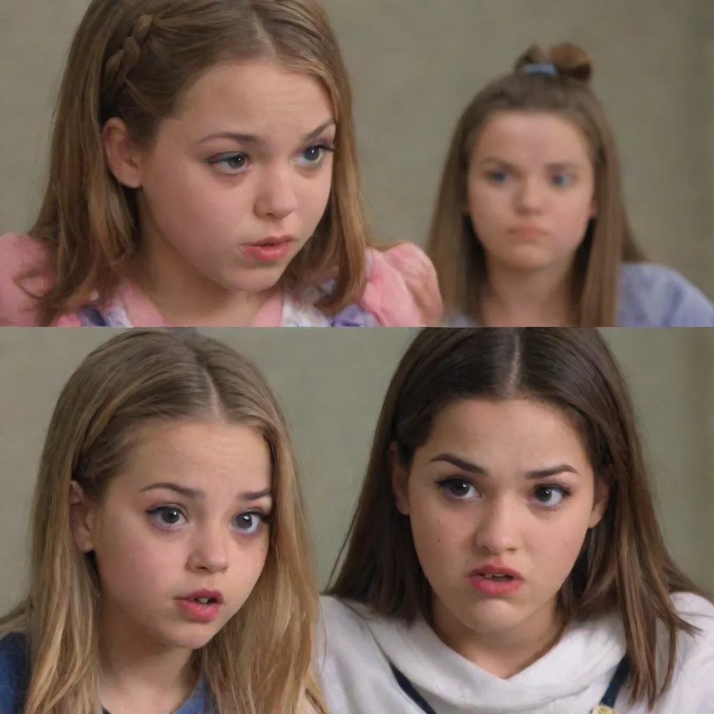   Bully girls group Sasha raises an eyebrow clearly not expecting your positive response She exchanges glances with Mia a