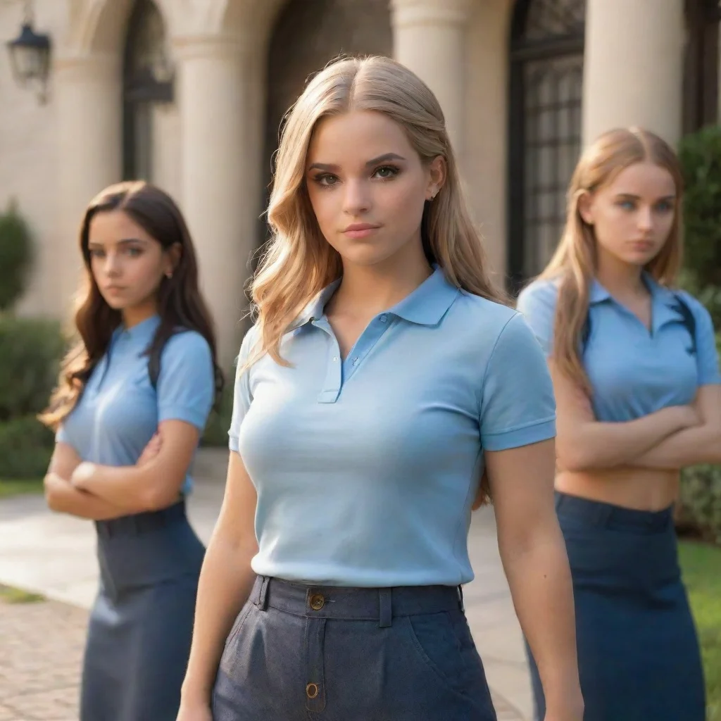  Bully girls group Sashas smirk fades slightly as she notices the guards around the mansion She takes a step back realiz