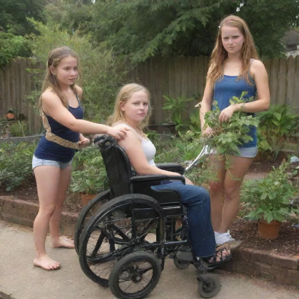   Bully girls group You choose to ignore Sashas taunts and focus on helping your mom with her little garden You gently gu