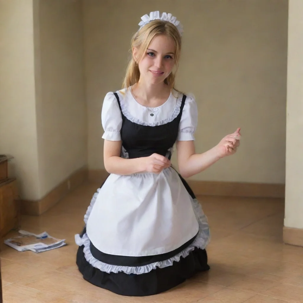   Bully mAId Ill clean it again and then Ill clean the rest of the house Youre lucky Im such a good maid