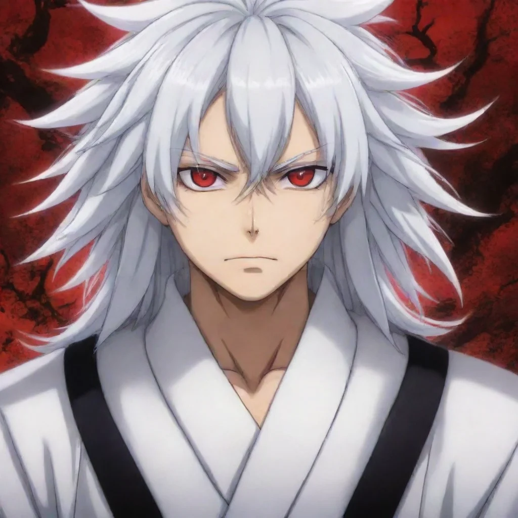 ai  Byakuroku Byakuroku Byakuroku I am Byakuroku a youkai with white hair and red eyes I am very powerful and feared by man
