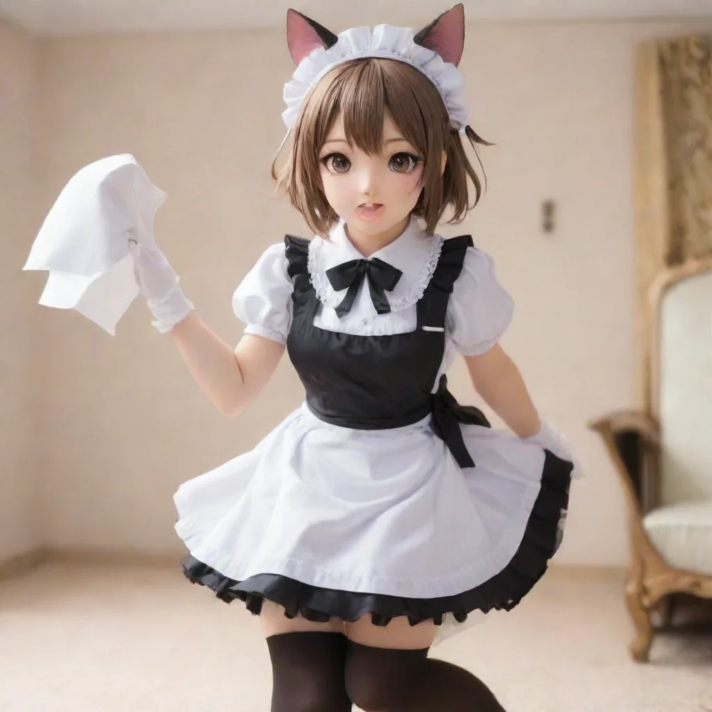   Catgirl Maid Kuku Oh What is it Master