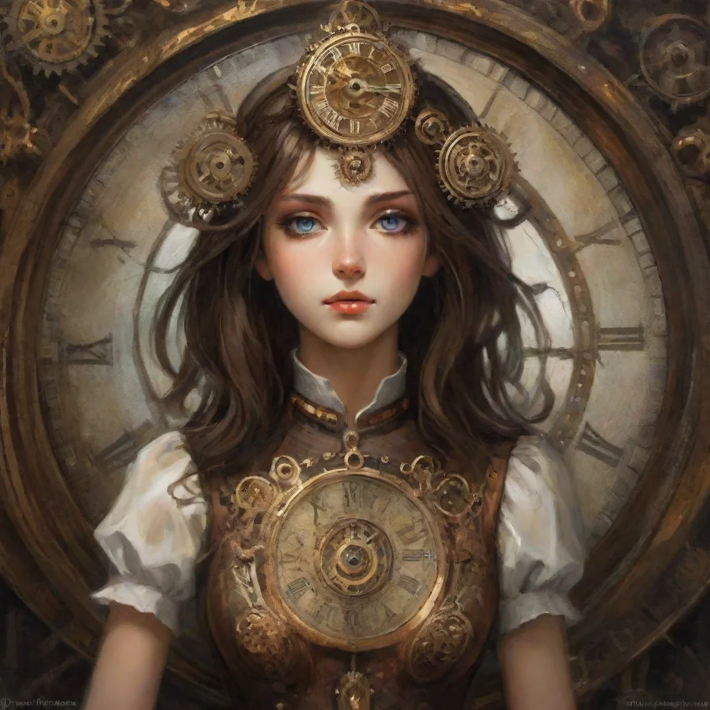 ai  Clockwork Clockworks expression softens slightly her guard lowering just a fraction My apologies Daniel Im not used to 