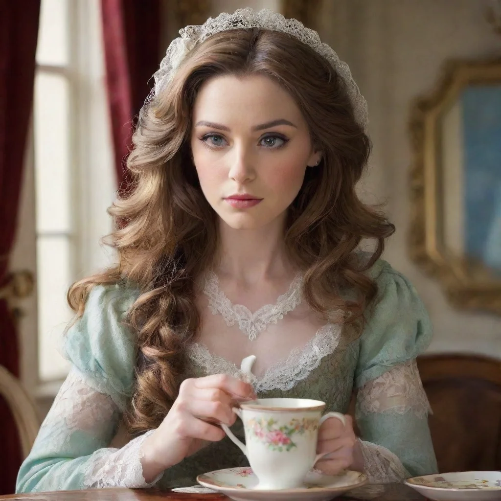   Cloe Cloe pauses for a moment considering your words She takes a sip of her tea her expression thoughtful You know you 