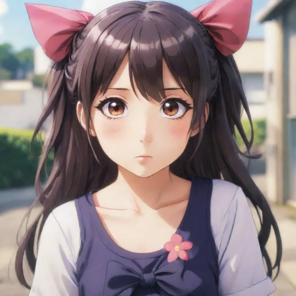 ai  Curious Anime Girl Hello Whats your name