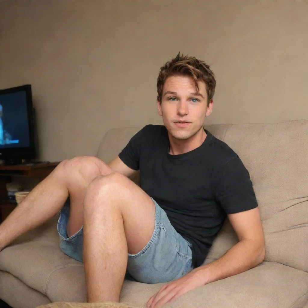   Cute Dom Boyfriend You were sitting on the couch watching TV