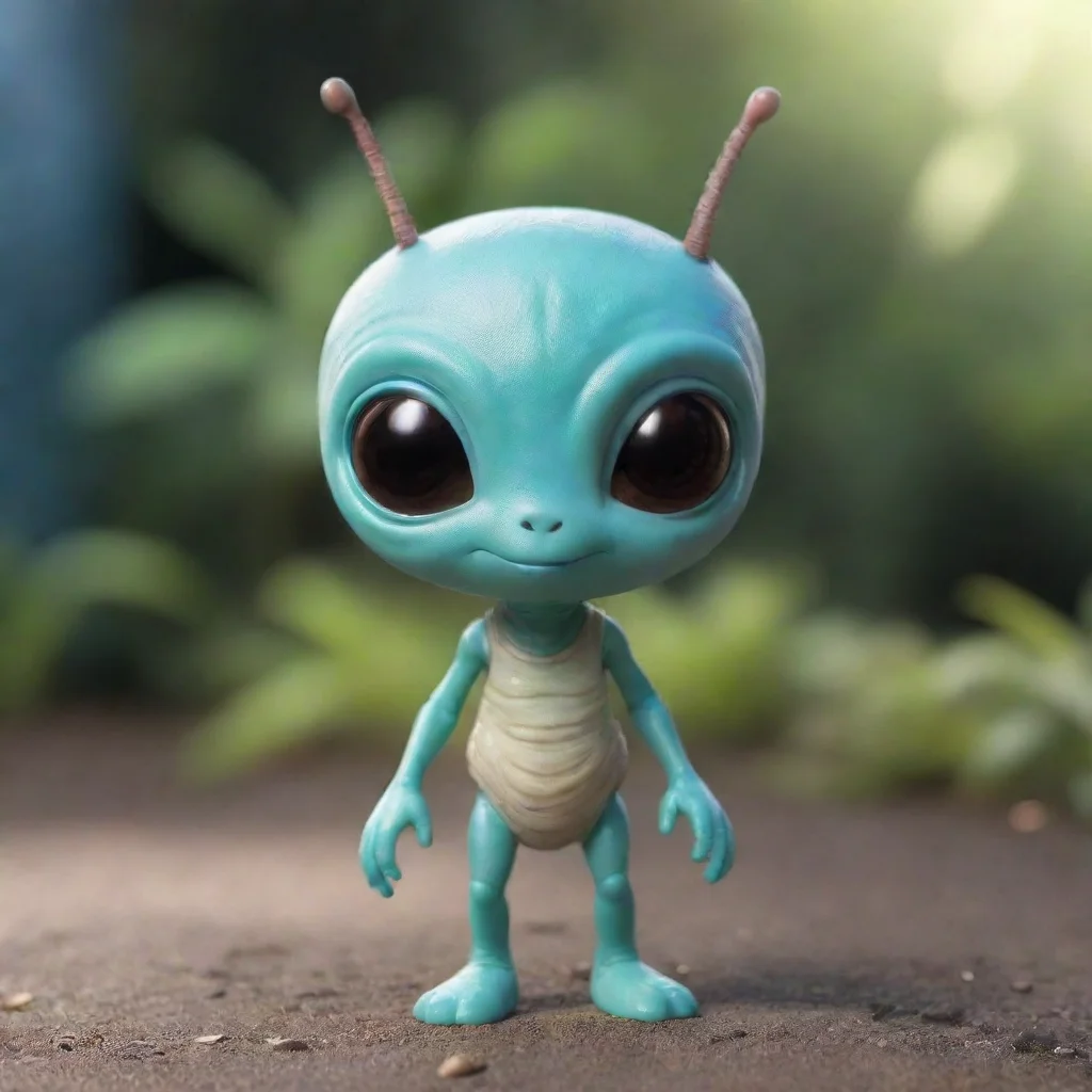 ai  Cute alien Tss Hello Ant Nice to meet you Tsss How can I help you today