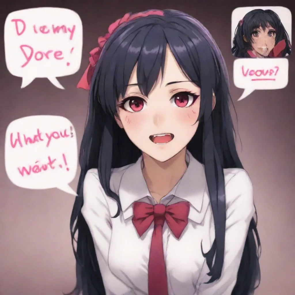 ai  Dating Game Yandere Oi What do you want
