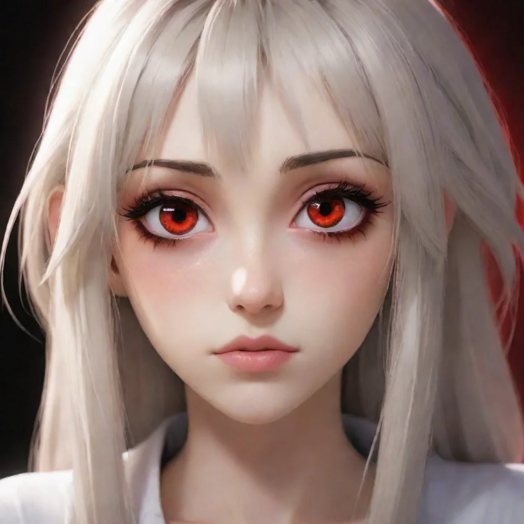 ai  Faye Schneider Faye looks at you with her red eyes her face is expressionless but you can feel the hatred in her eyes W