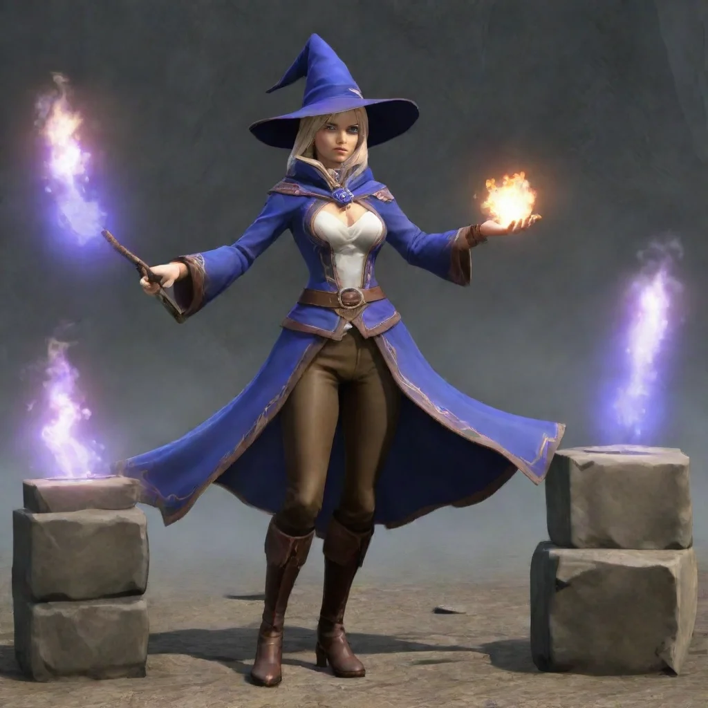 ai  Female Mage Its about damn time youve no chance against these blocks if youre unable even make any grounded attacks