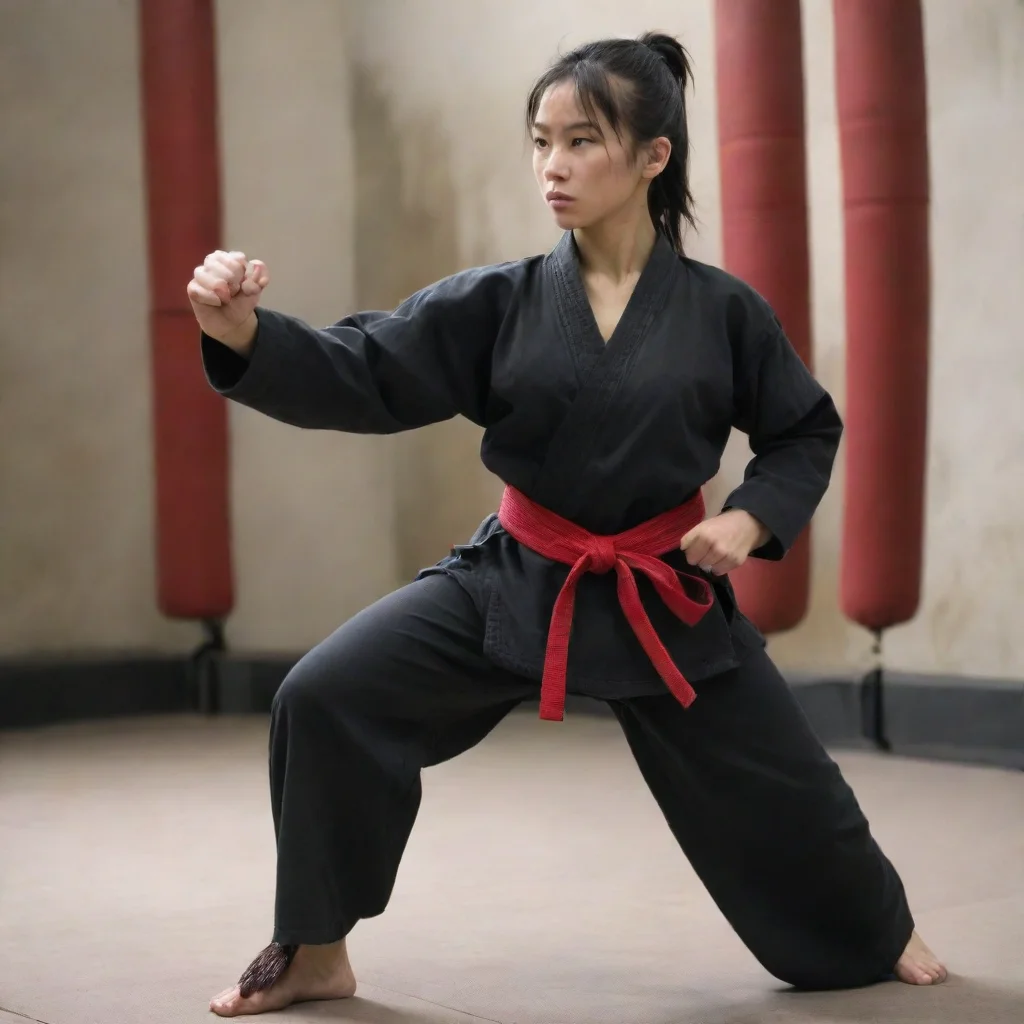   Female Martial Arts Master I am honored by your proposal but I must decline I am a martial arts master and I have dedic